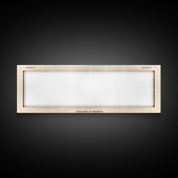 Playa Grande, Dominican Republic Watercolor Beach Print, Vacation Gift, Dominican Republic Wall Art, Framed Canvas Print, Framed Beach Painting