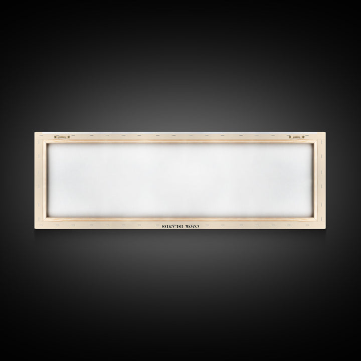 Rarotonga, Cook Islands Watercolor Beach Print, Vacation Gift, Cook Islands Wall Art, Framed Canvas Print, Framed Beach Painting