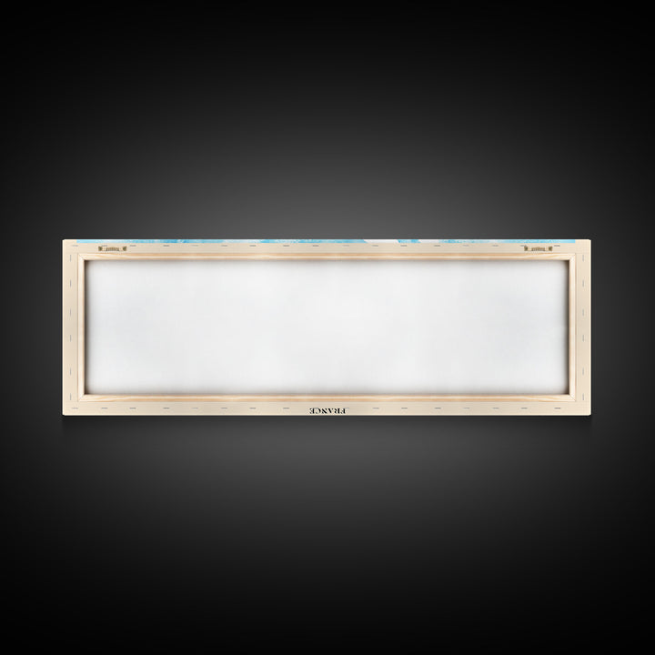 Reunion Island, France Watercolor Beach Print, Vacation Gift, France Wall Art, Framed Canvas Print, Framed Beach Painting