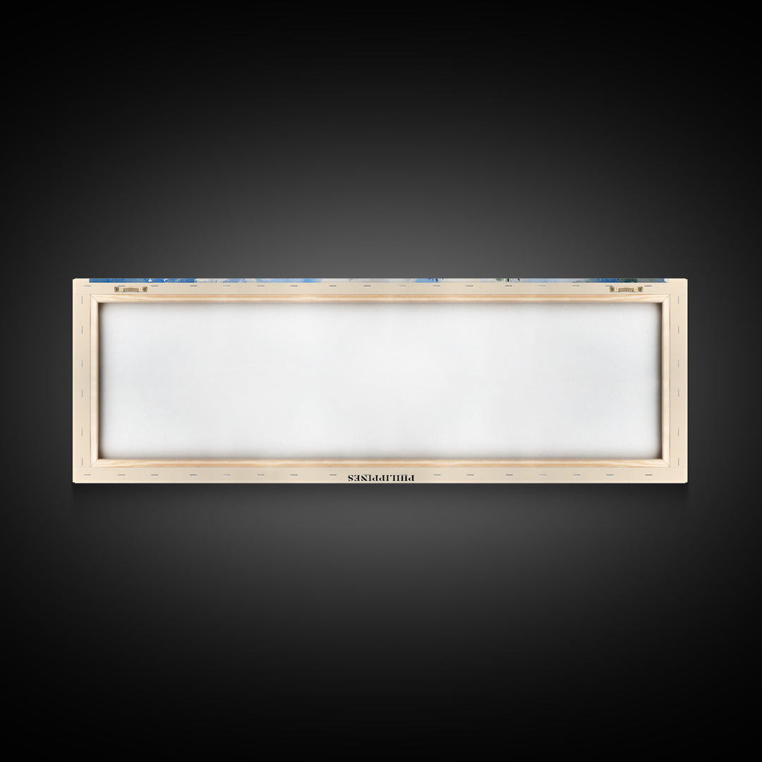 Santa Fe, Philippines Watercolor Beach Print, Vacation Gift, Philippines Wall Art, Beach Painting, Beach Decor, Beach Painting