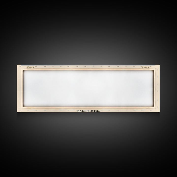 Shell Bay, United Kingdom Watercolor Beach Print, Vacation Gift, United Kingdom Wall Art, Framed Canvas Print, Framed Beach Painting