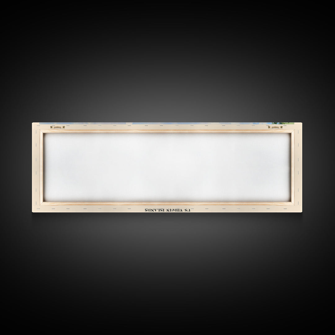 Coki Point Beach, US Virgin islands Watercolor Print, Vacation Gift, US Virgin islands Wall Art, Vacation Wall Art, Vacatation Memories, Beach Decor, Beach Or Lakehouse Art