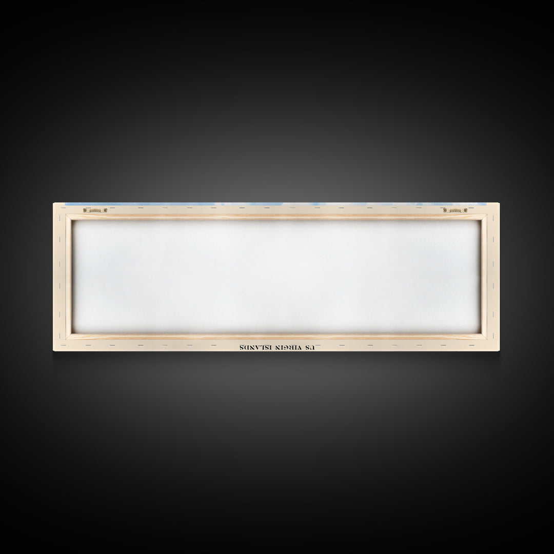 Frederiksted Beach, US Virgin islands Watercolor Beach Print, Vacation Gift, US Virgin islands Wall Art, Beach Painting, Beach Decor, Beach Painting