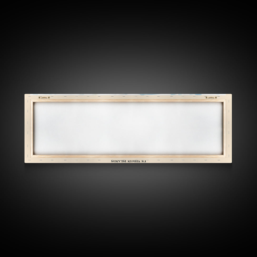 Maho Bay Beach, US Virgin islands Watercolor Print, Vacation Gift, US Virgin islands Wall Art, Beach Painting, Beach Decor, Beach Or Lakehouse Art