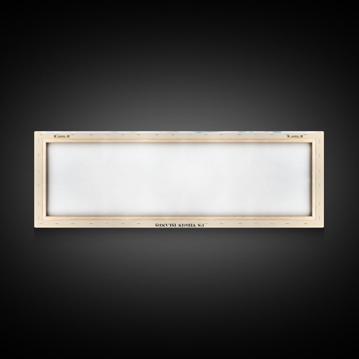 Maho Bay Beach, US Virgin islands Watercolor Print, Vacation Gift, US Virgin islands Wall Art, Beach Painting, Beach Decor, Beach Or Lakehouse Art