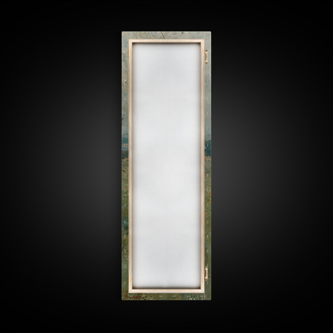 Blossom Field Mercy – Framed Canvas Print – Skinny Art – Christian Art Print – Christian Wall Art – Jesus Painting – Christian Art