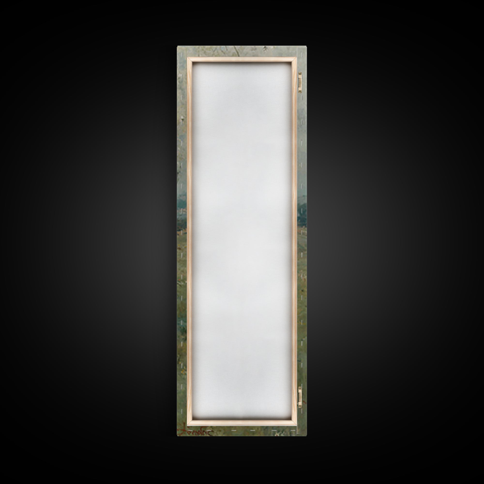 Blossom Field Mercy – Framed Canvas Print – Skinny Art – Christian Art Print – Christian Wall Art – Jesus Painting – Christian Art