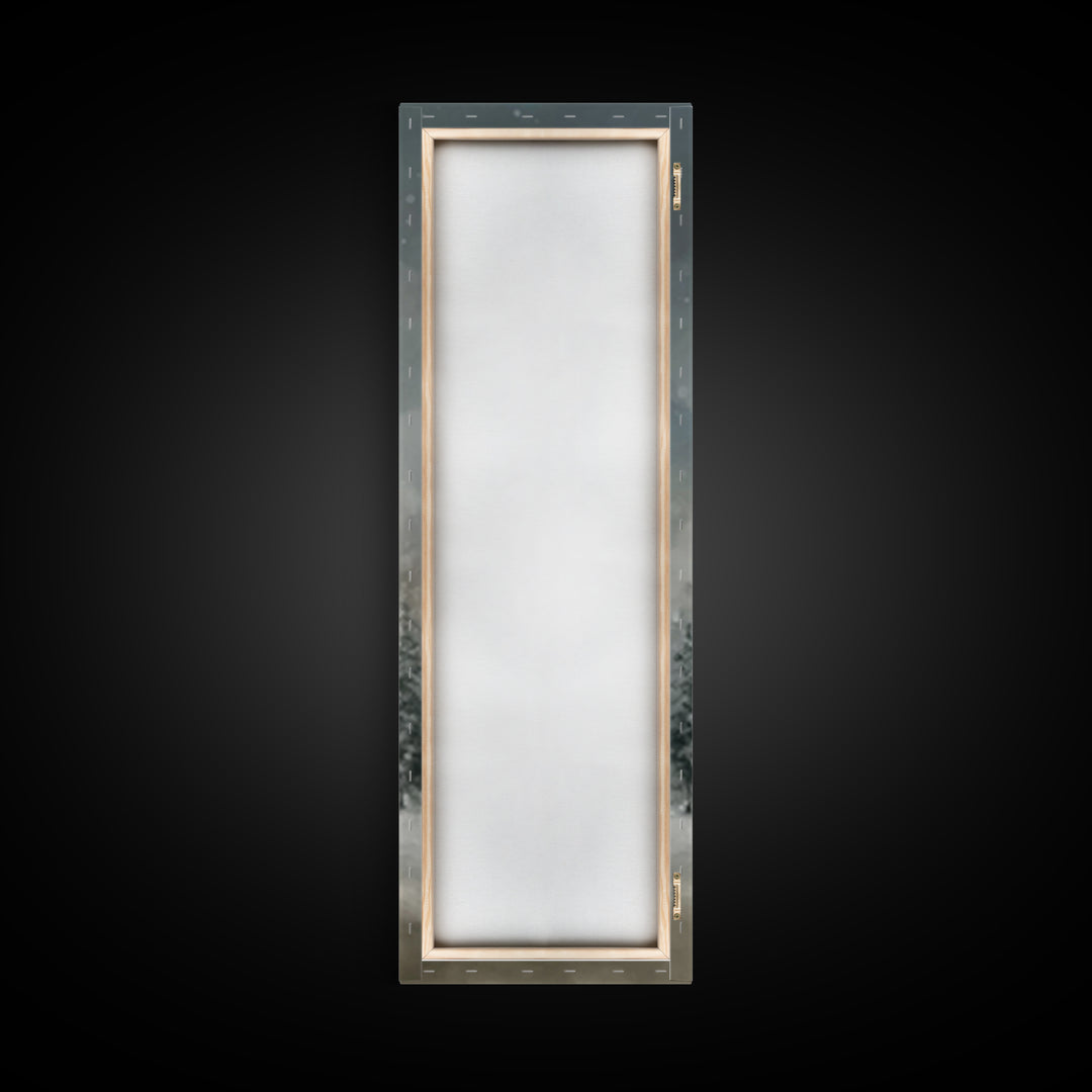 Heaven’s Gentle Glow – Framed Canvas Print – Christian Wall Art – Christmas Art – Christian Art Canvas – Tall Narrow Wall Art – Christian C