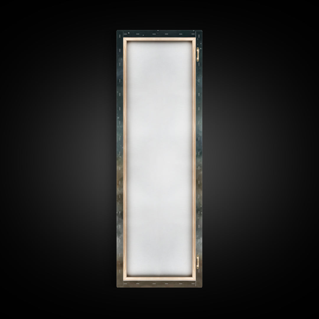 Angelic Field Light – Framed Canvas Print – Tall Narrow Wall Art – Christian Art Print – Christian Wall Art – Subtle Christian Paintings –