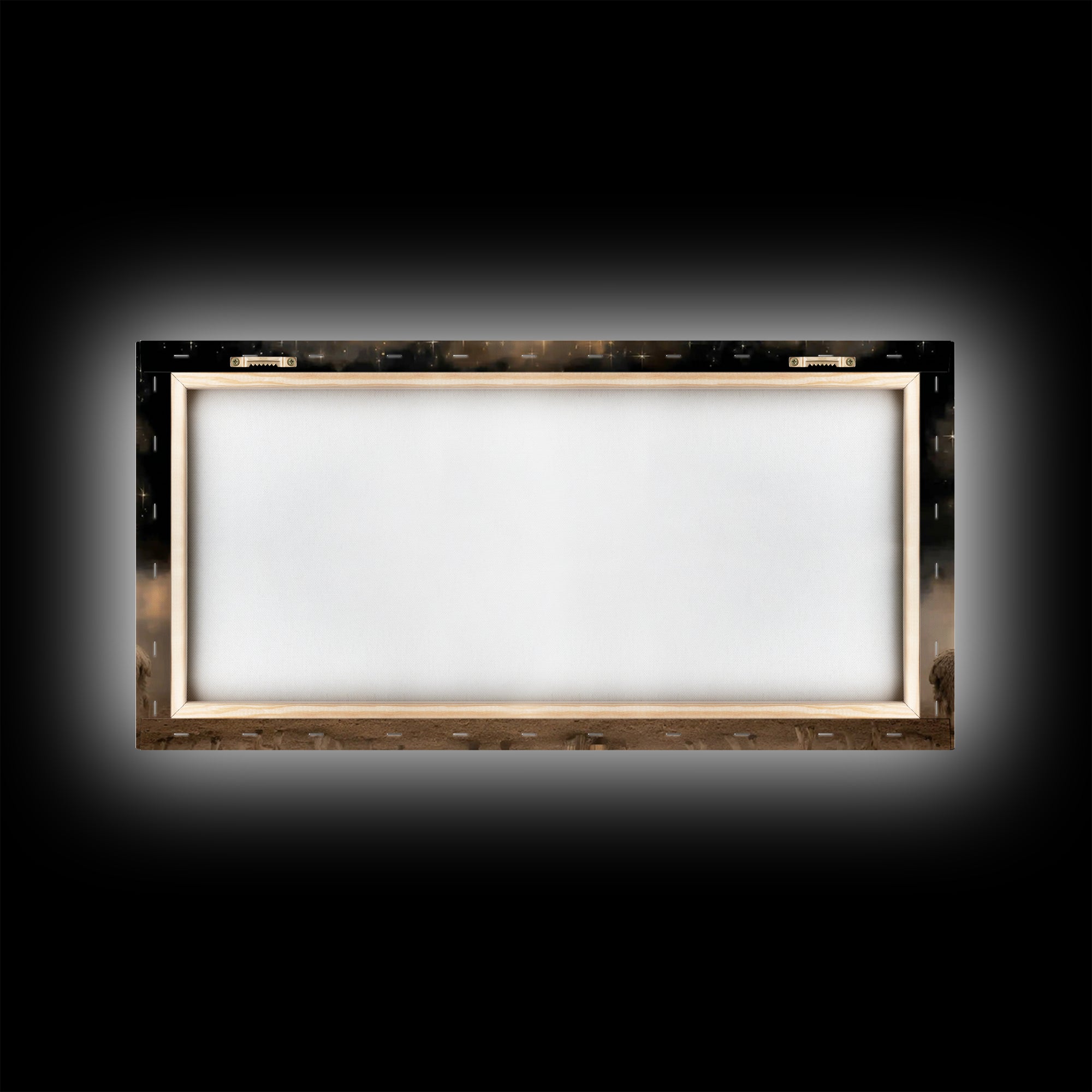 Guiding Star Night – Framed Canvas Print – Christian Wall Art – Christmas Art – Christian Art Canvas – Jesus Christmas Art – Christian Deco