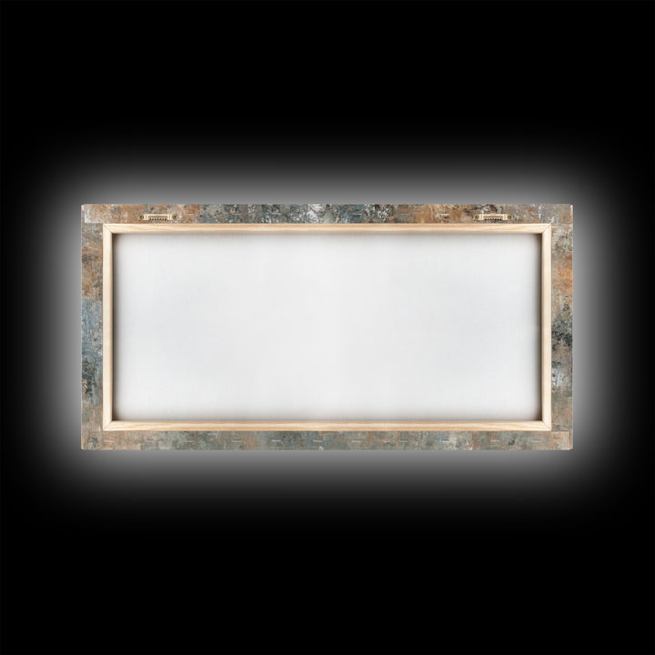 Divine Meadow, Framed Canvas Print, Christian Wall Art, Jesus Painting, Christian Art Canvas, Subtle Christian Art, Christian Christmas Art