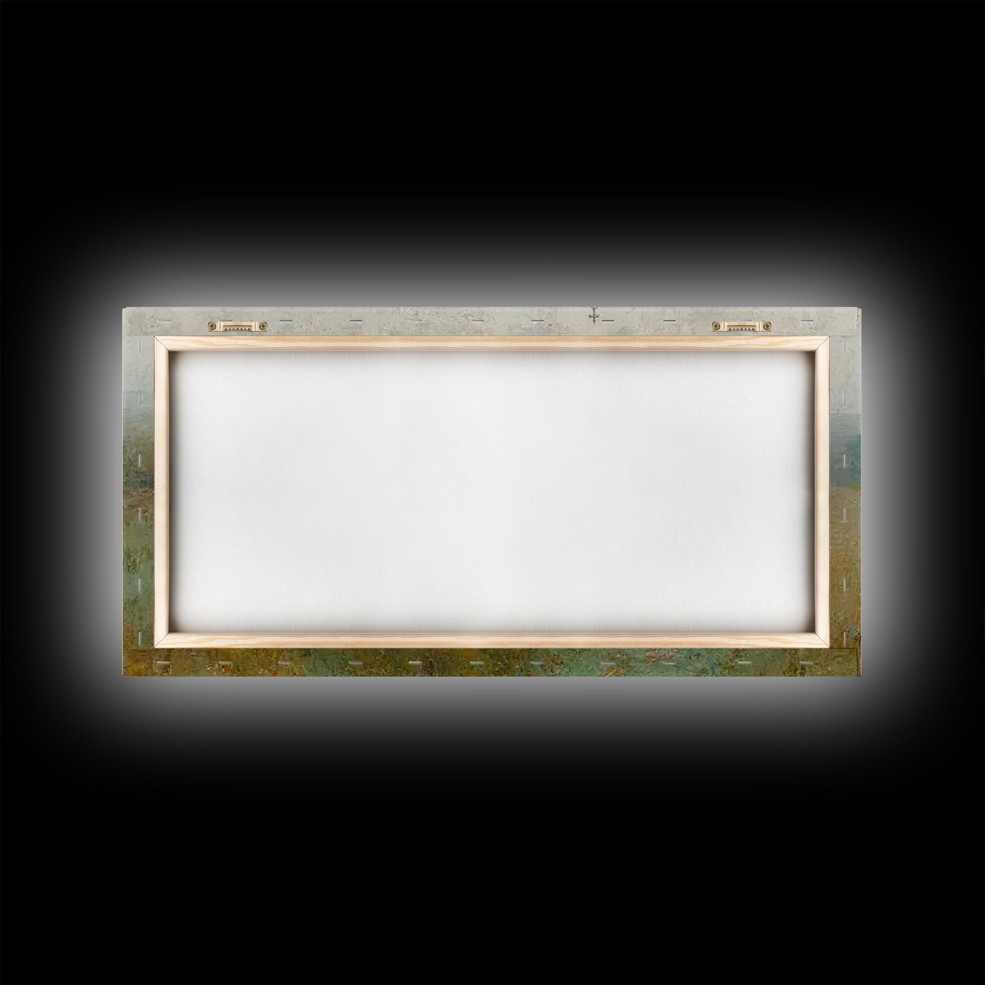 Quiet Chapel Meadow – Framed Canvas Print – Christian Art Canvas – Vintage Christian Art – Christian Painting – Christian Wall Art – Christ
