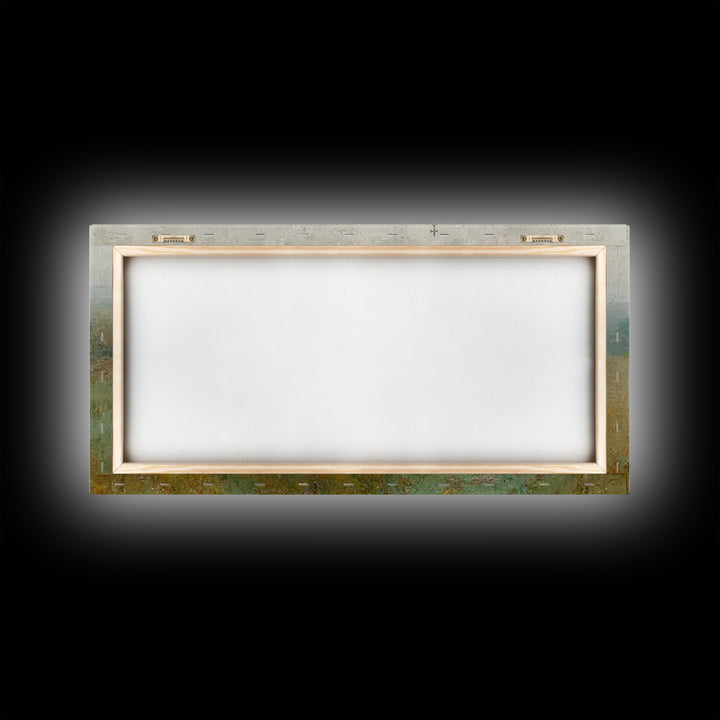 Quiet Chapel Meadow – Framed Canvas Print – Christian Art Canvas – Vintage Christian Art – Christian Painting – Christian Wall Art – Christ