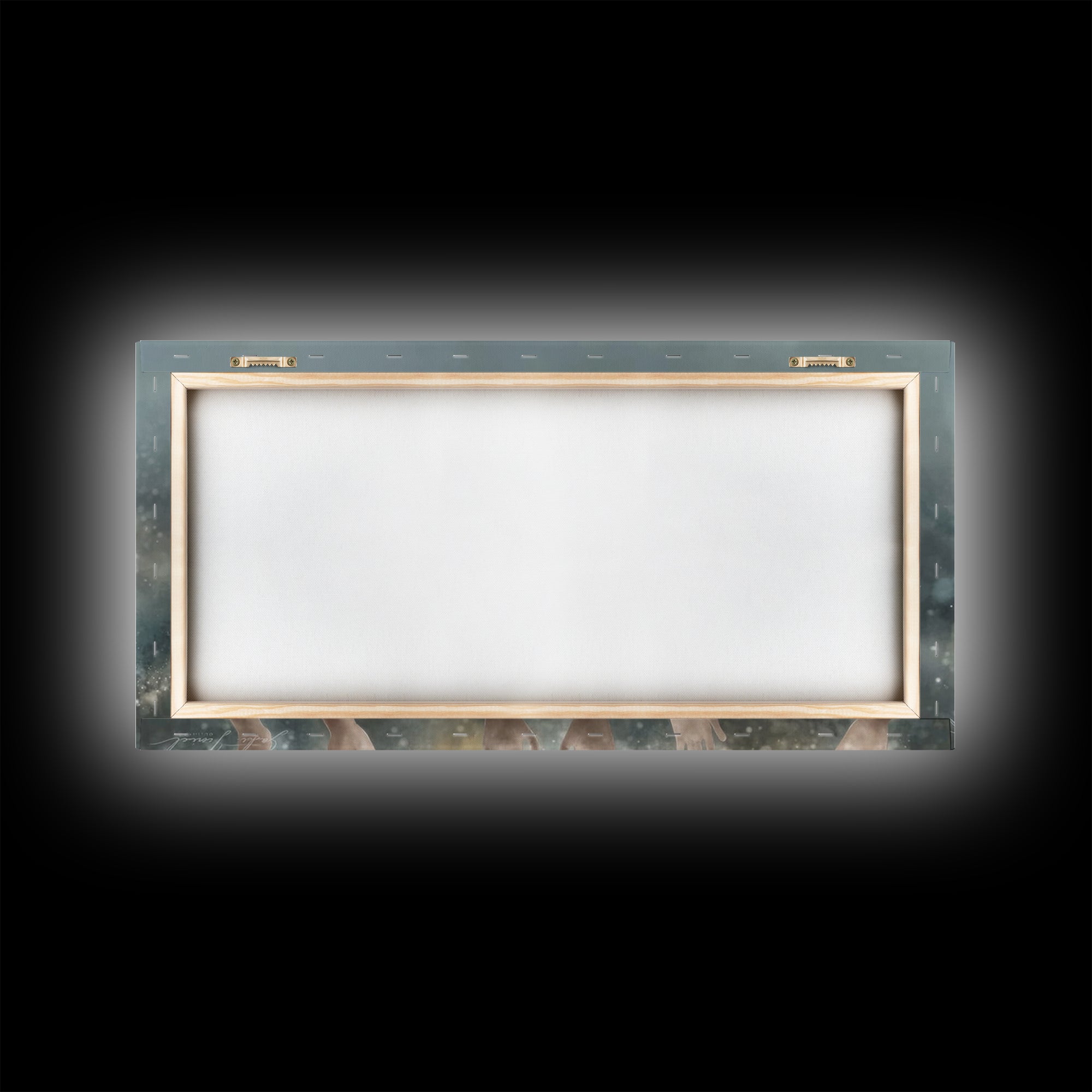 Glory Unveiled – Framed Canvas Print – Christian Wall Art – Subtle Christian Art – Christian Art Canvas – White Christmas Art