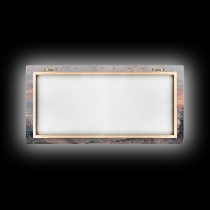 Angelic Horizon – Framed Canvas Print – Christian Art Canvas – Modern Christian Art – Christmas Wall Art – Christian Christmas Art
