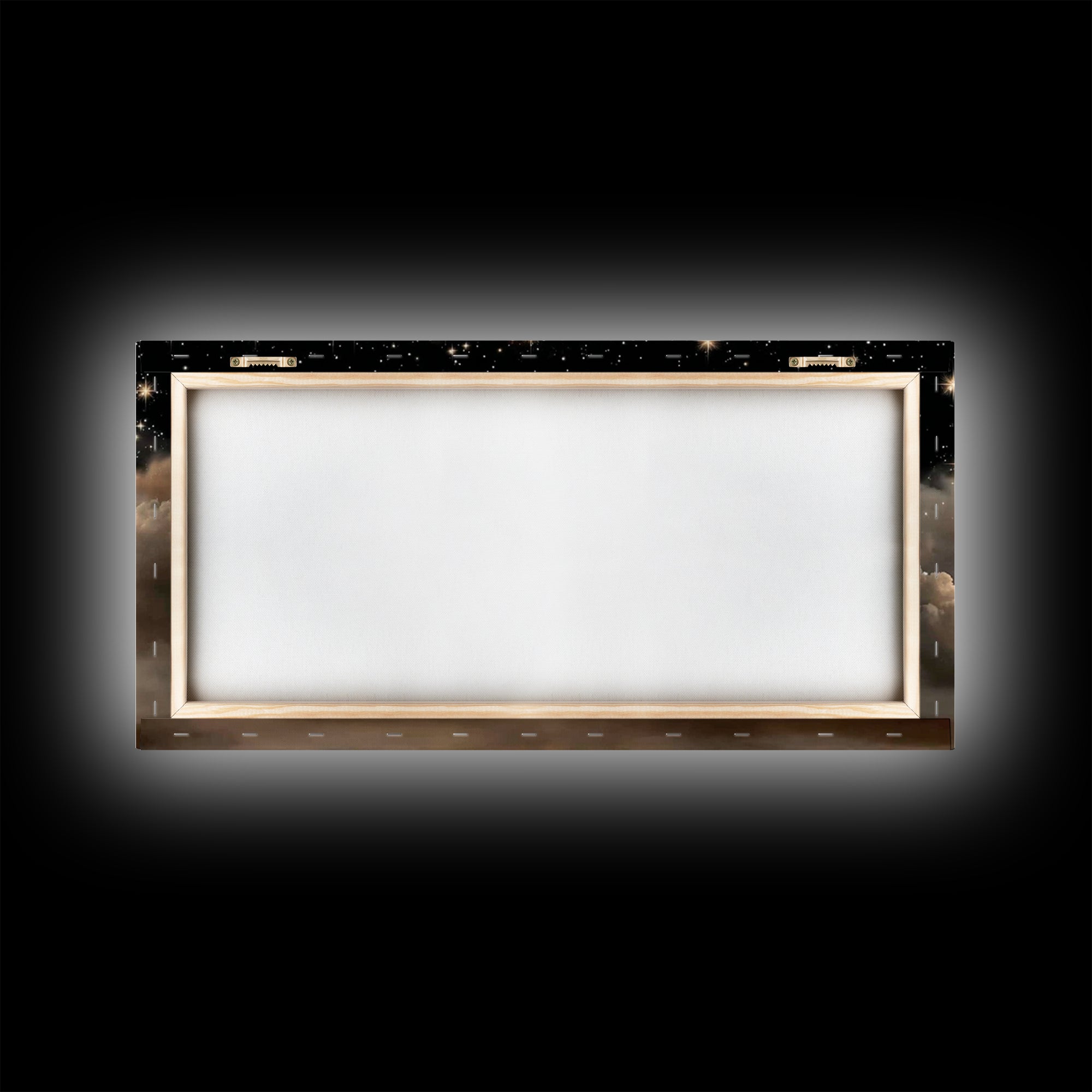 Nativity Night – Framed Canvas Print – Christian Art Canvas – Christmas Art Work – Christian Wall Art – Moody Christmas Art