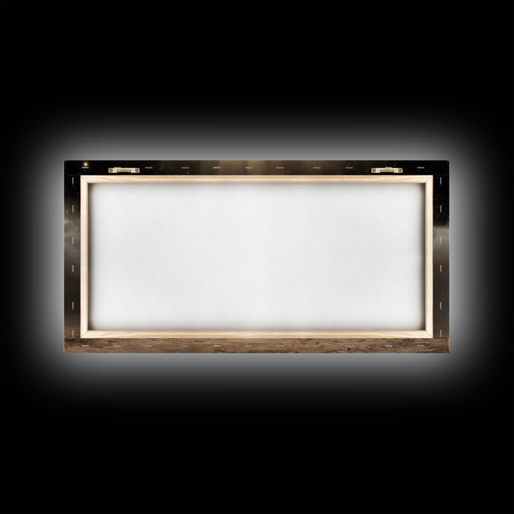 Manger Of Light – Framed Canvas Print – Christian Art Canvas – Christian Christmas Art – Christian Wall Art – Christmas Art