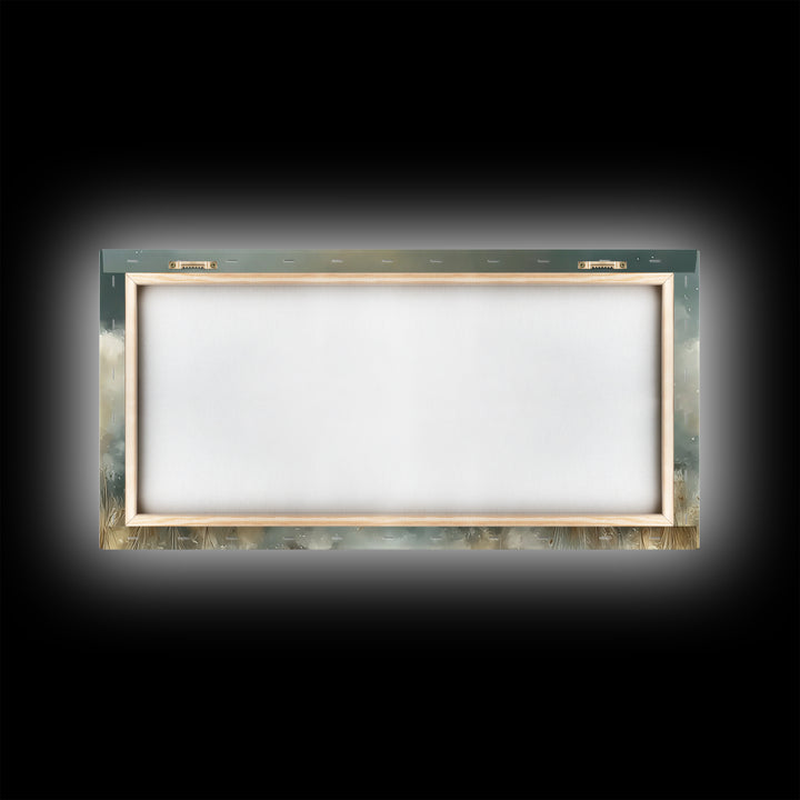 Heavenly Shepherd Light – Framed Canvas Print – Christian Wall Art – Jesus Painting – Christian Art Canvas – Christmas Art – Christian Deco