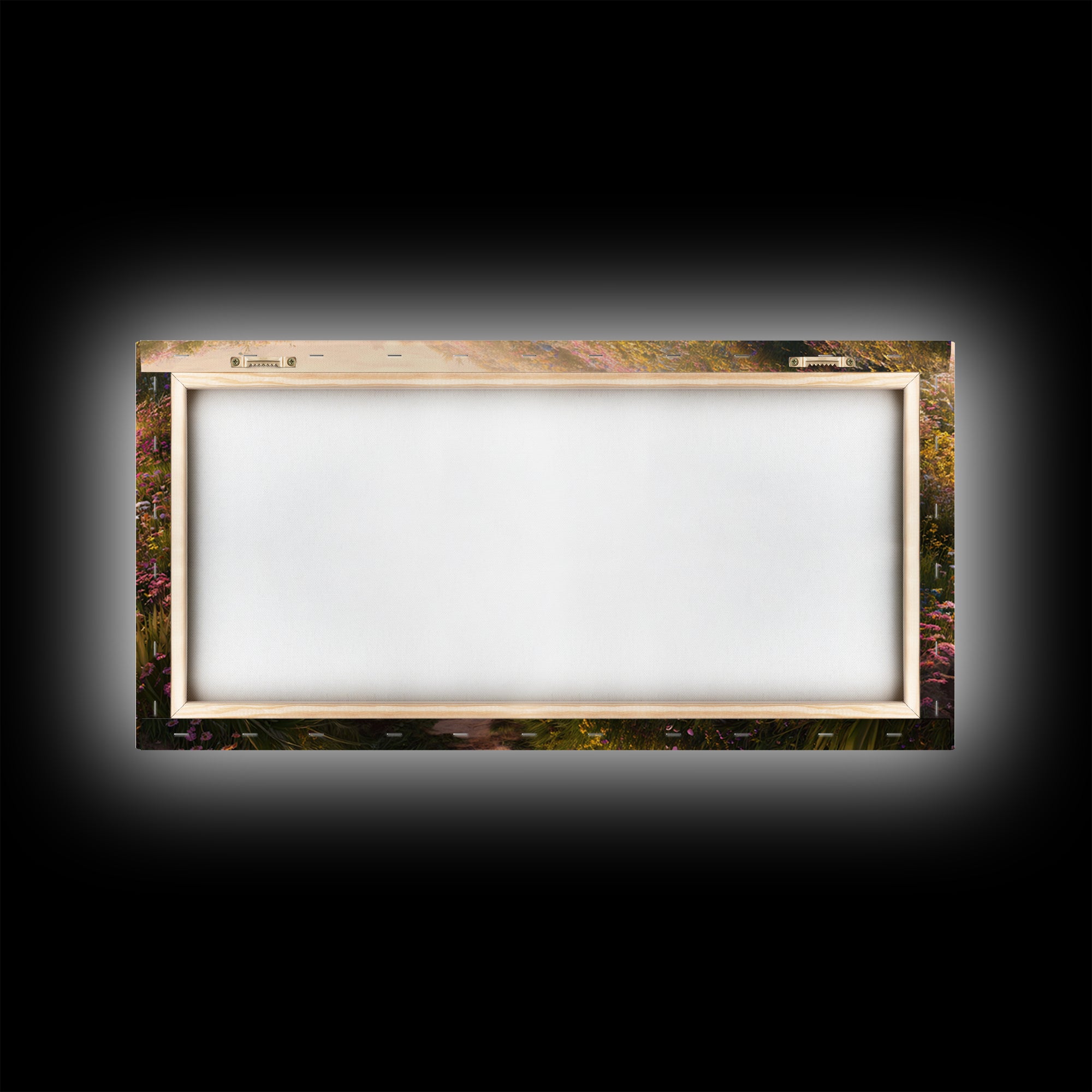 Blooming Path Grace – Framed Canvas Print – Christian Art Canvas – Christian Wall Art – Jesus Painting – Large Christian Art – Modern Chris