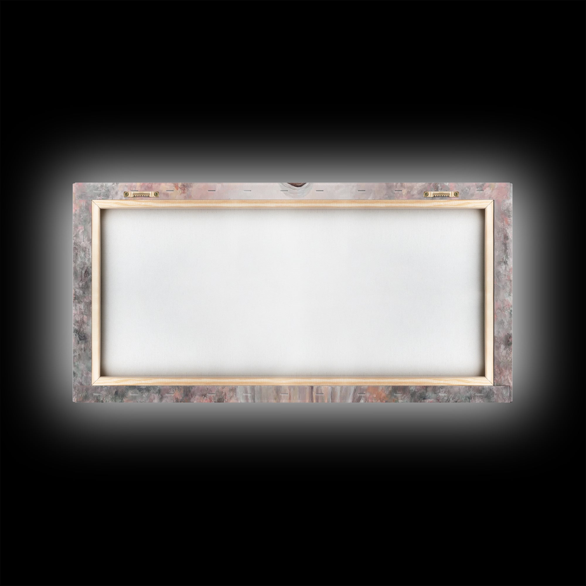 Light Of Eternity, Framed Canvas Print, Christian Wall Art, Jesus Painting, Christian Art Canvas, Christian Decor, Modern Christian Art