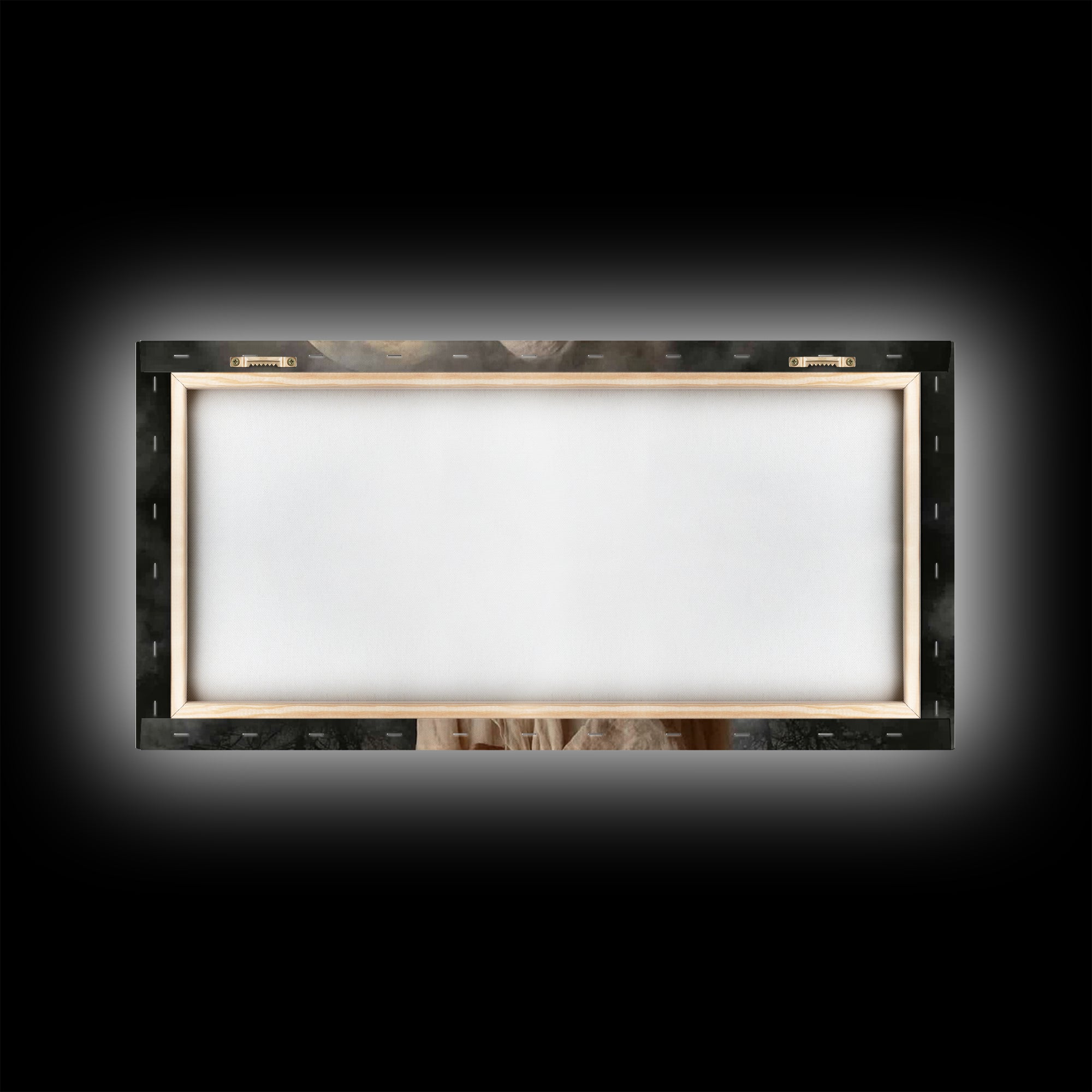 Night Of Peace, Framed Canvas Print, Christian Wall Art, Jesus Painting, Christian Art Canvas, Christian Decor, Moody Christian Art