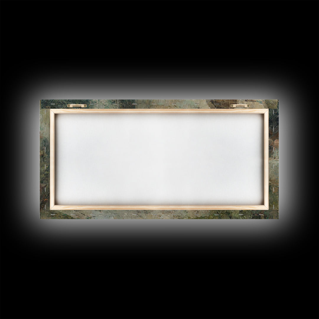 Sacred Gathering, Framed Canvas Print, Christian Wall Art, Subtle Christian Paintings, Jesus Painting Canvas, Christian Decoration