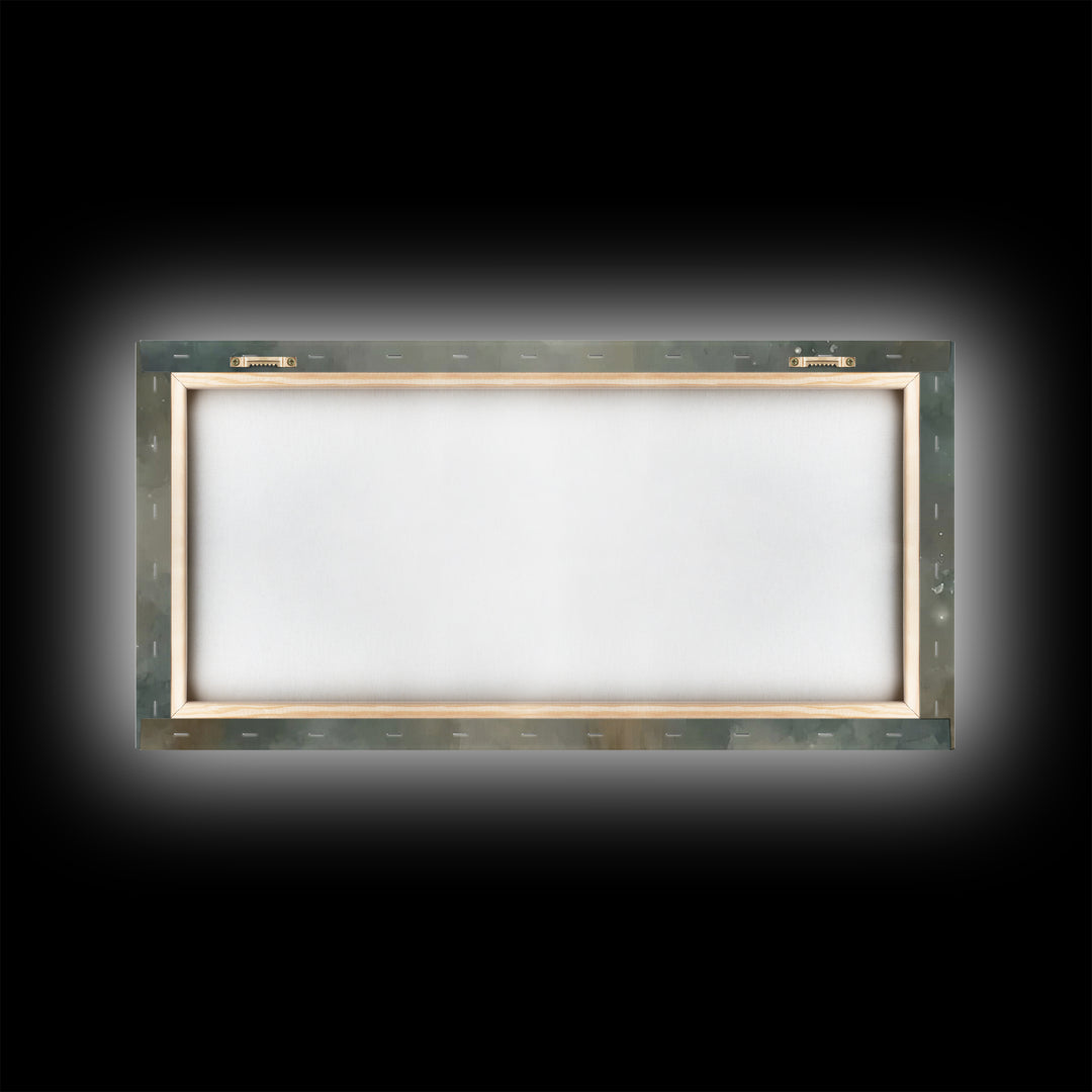 Holy Encounter – Framed Canvas Print – Jesus Painting – Christian Wall Art – Christian Art Canvas – Christmas Art