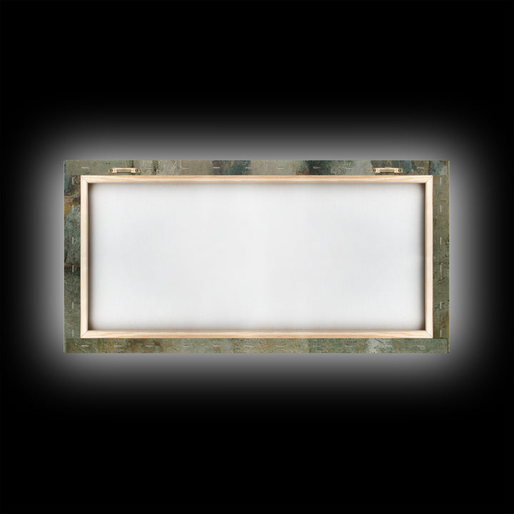 Humble Service, Framed Canvas Print, Christian Wall Art, Christian Art Canvas, Christian Painting, Christian Decor, Subtle Christian Art