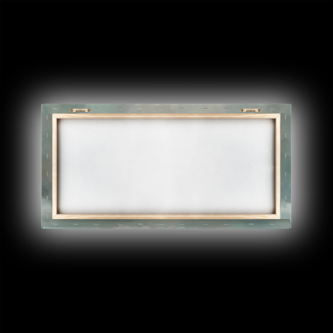Cloudborne Fellowship – Framed Canvas Print – Christian Art Print – Minimalist Christian Art – Christian Wall Art – Subtle Christian Painti