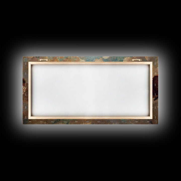Rising In Radiance – Framed Canvas Print – Christian Wall Art – Jesus Painting Canvas – Christian Art Gift – Christian Christmas Art – Mode