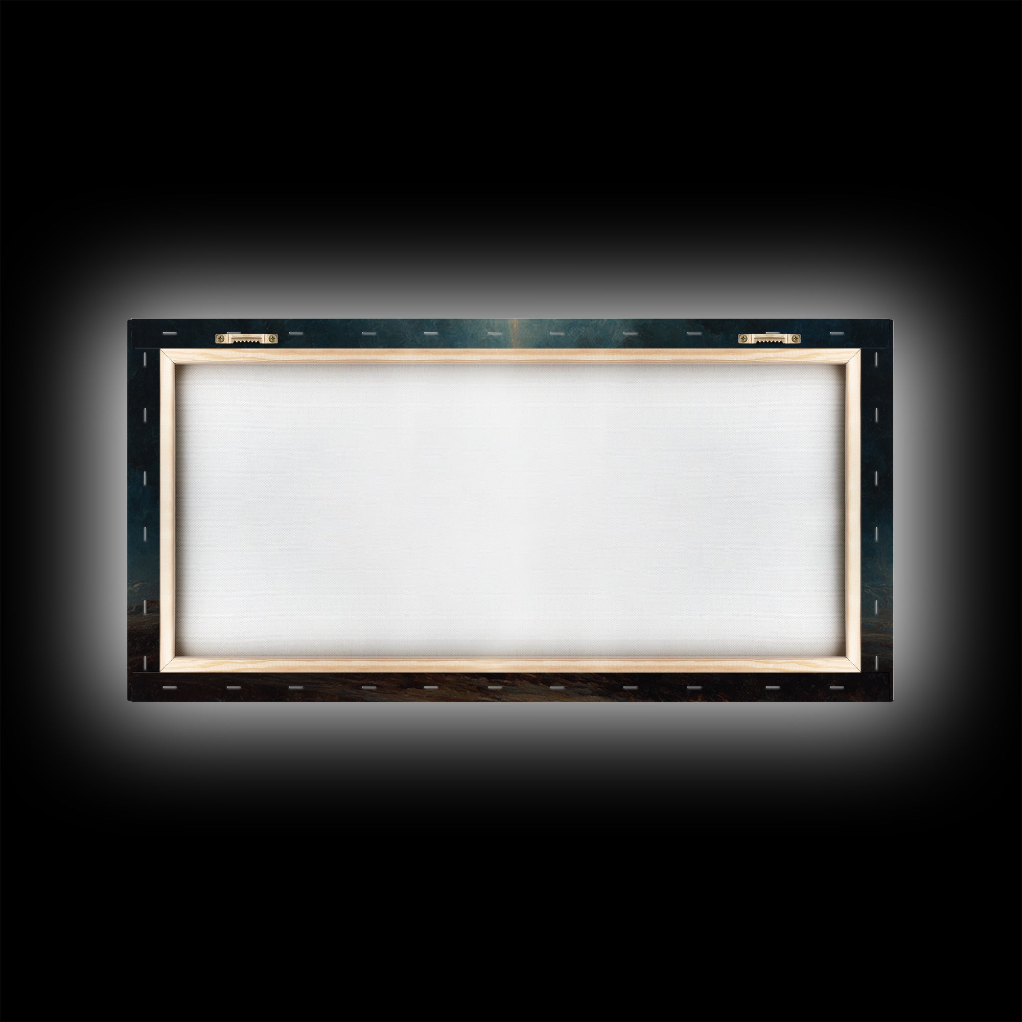 Night Of Glory – Framed Canvas Print – Christian Christmas Art – Christian Wall Art – Christian Art Canvas – Moody Christmas Art – Jesus Pa