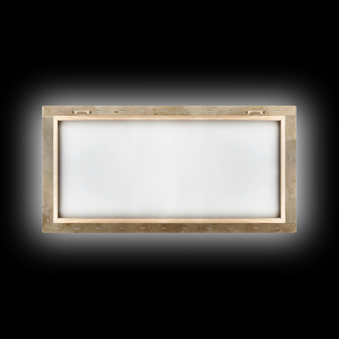 Grace In The Mist – Framed Canvas Print – Christian Wall Art – Subtle Christian Art – Jesus Painting – Christian Art Canvas – Christmas Wal
