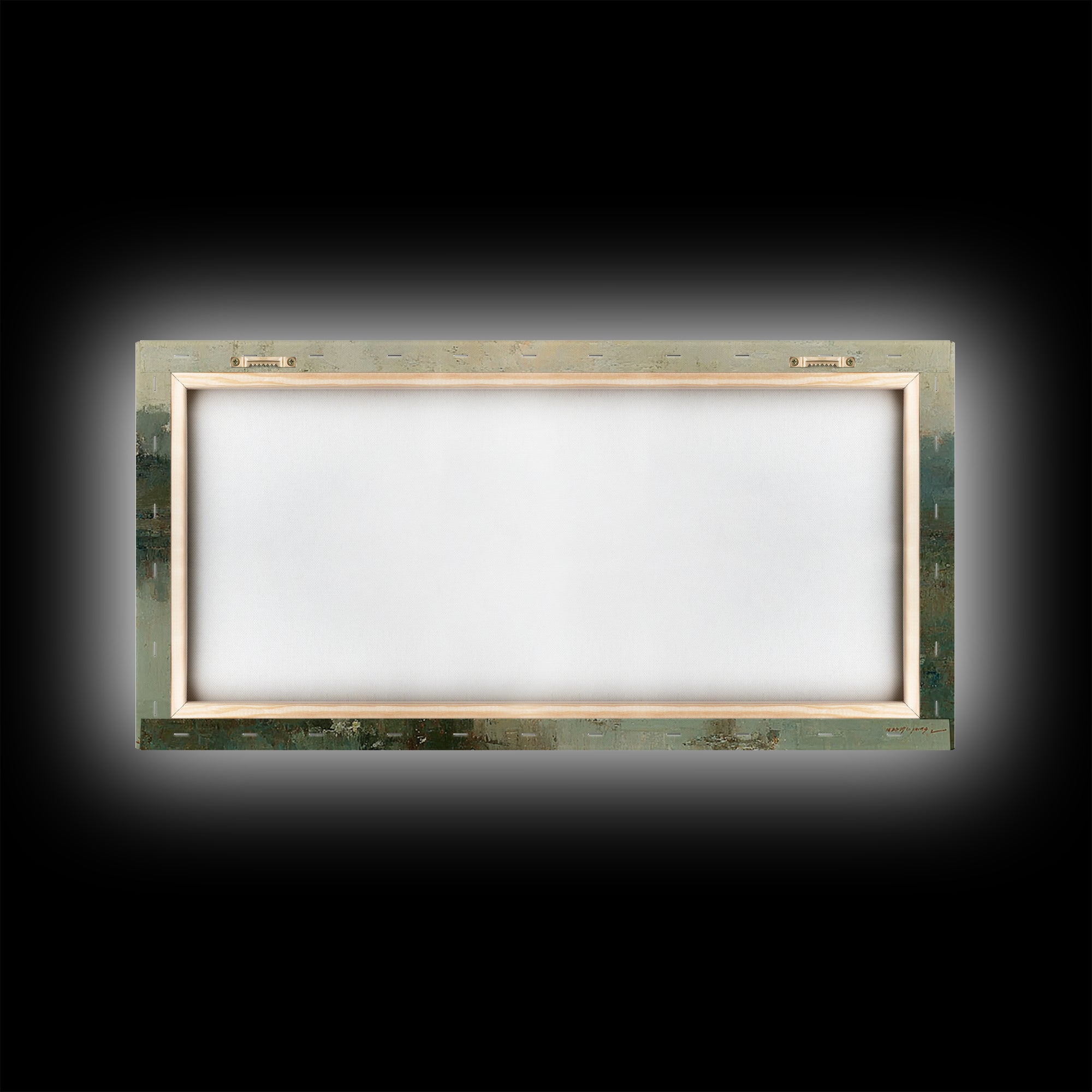 Lowland Dawn – Framed Canvas Print – Christian Art Canvas – Christian Wall Art – Jesus Painting – Subtle Christian Art – Christian Gift Ide