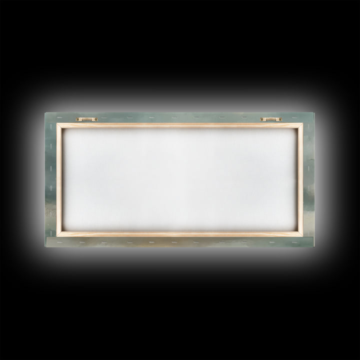 Heaven’s Glow – Framed Canvas Print – Christian Wall Art – Jesus Painting – Christian Art Canvas – Modern Christian Art – Christmas Art Pri