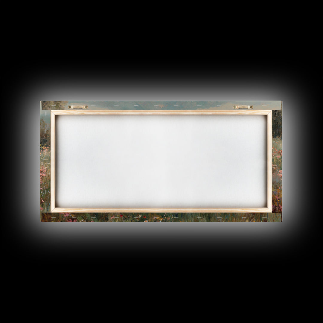 Garden Of Promise – Framed Canvas Print – Christian Art Canvas – Jesus Painting – Christian Wall Art – Christmas Art Prints – Christian Gif