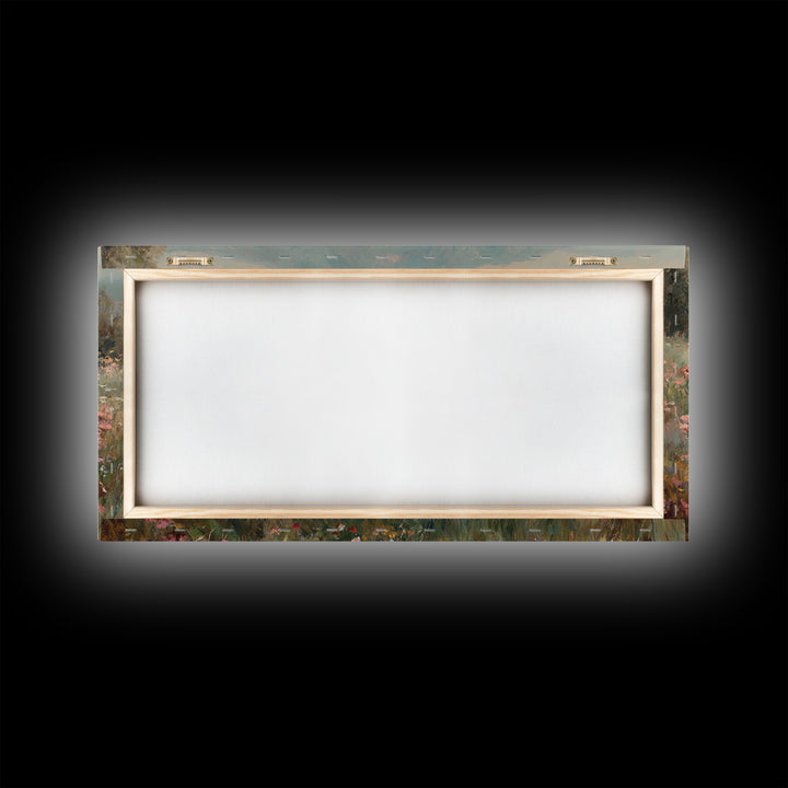 Garden Of Promise – Framed Canvas Print – Christian Art Canvas – Jesus Painting – Christian Wall Art – Christmas Art Prints – Christian Gif