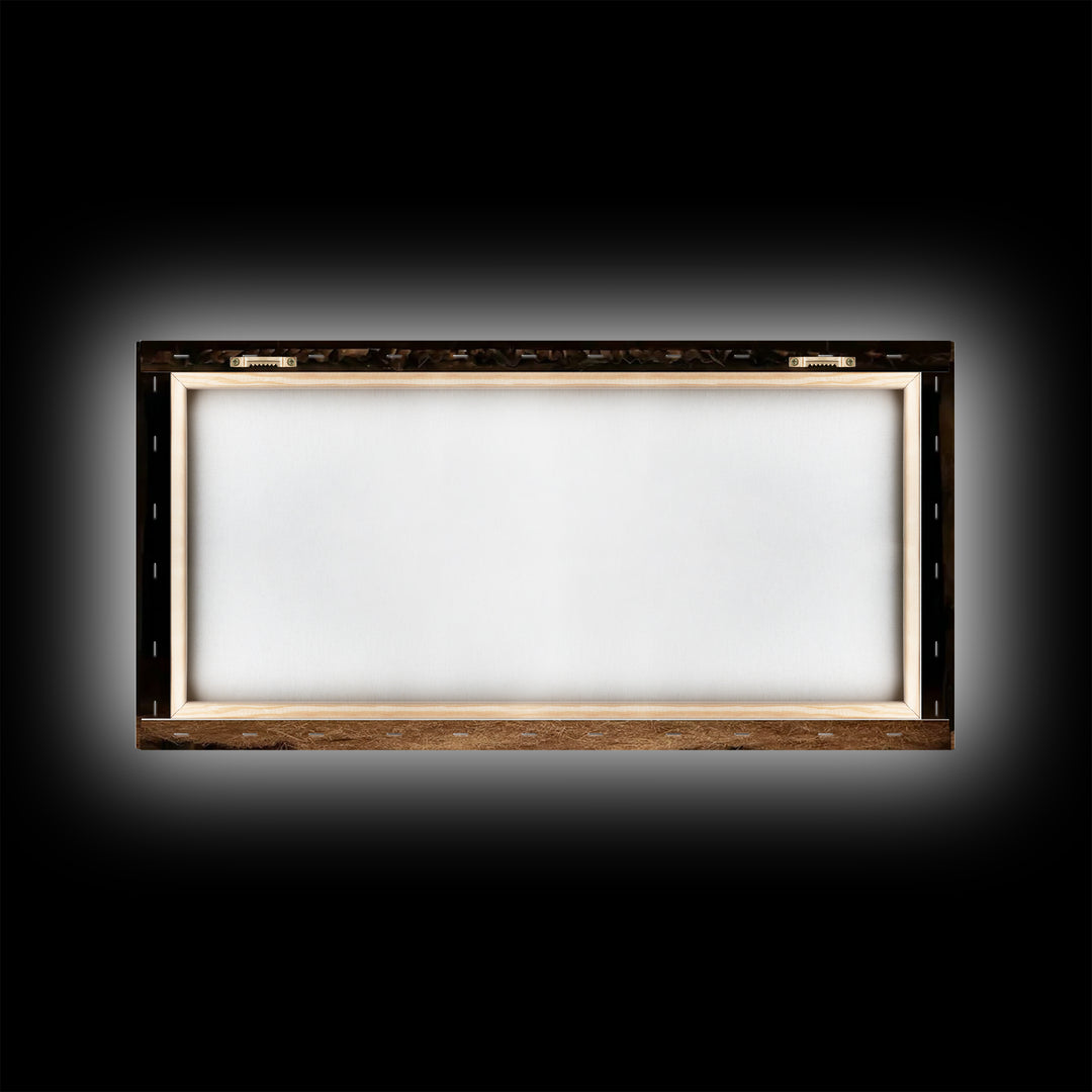Starlit Nativity – Framed Canvas Print – Christian Wall Art – Christian Art Canvas – Christmas Art – Christian Christmas Art – Christian De