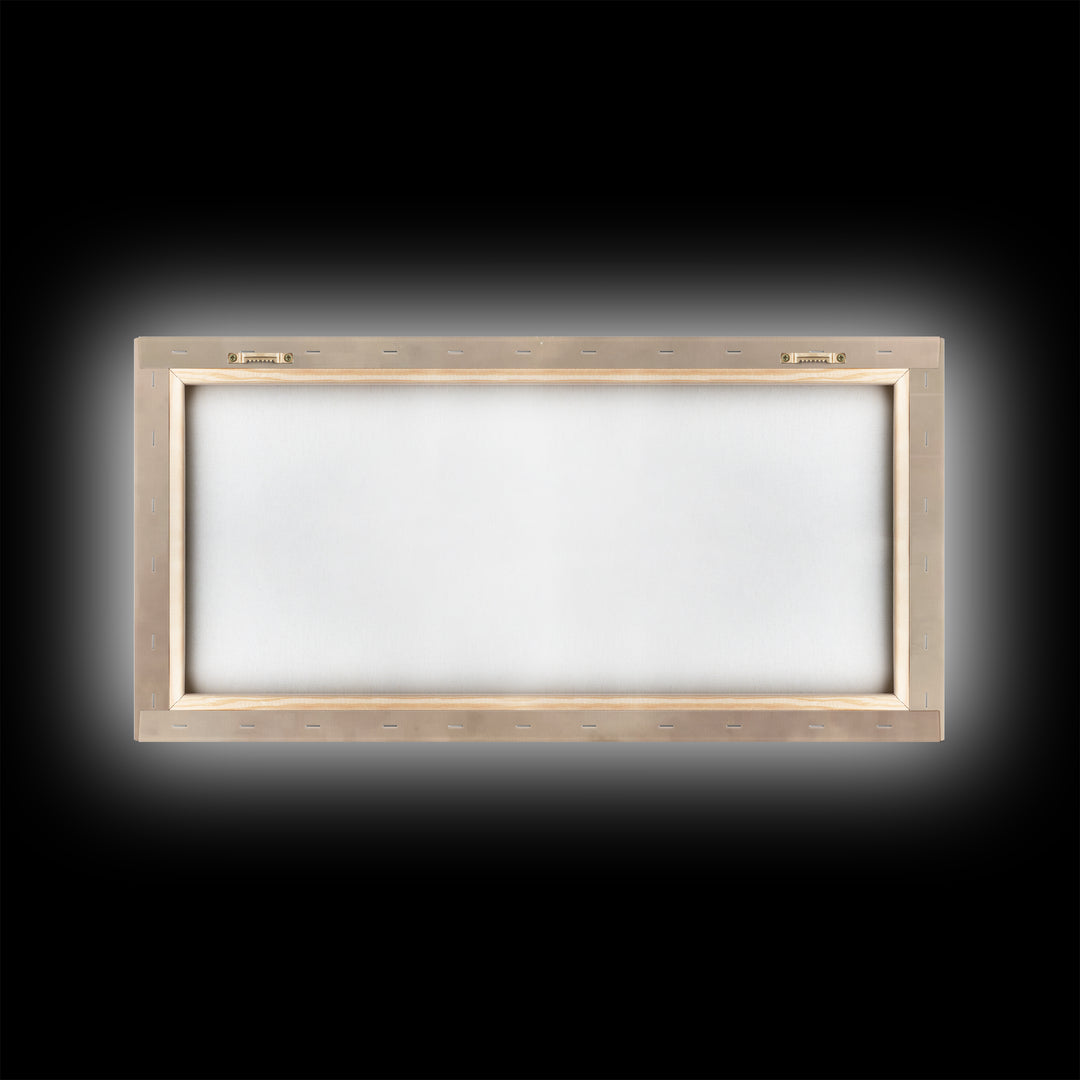 Holy Manger Light – Framed Canvas Print – Christian Art Canvas – Christian Christmas Art – Minimalist Christian Art – Jesus Painting