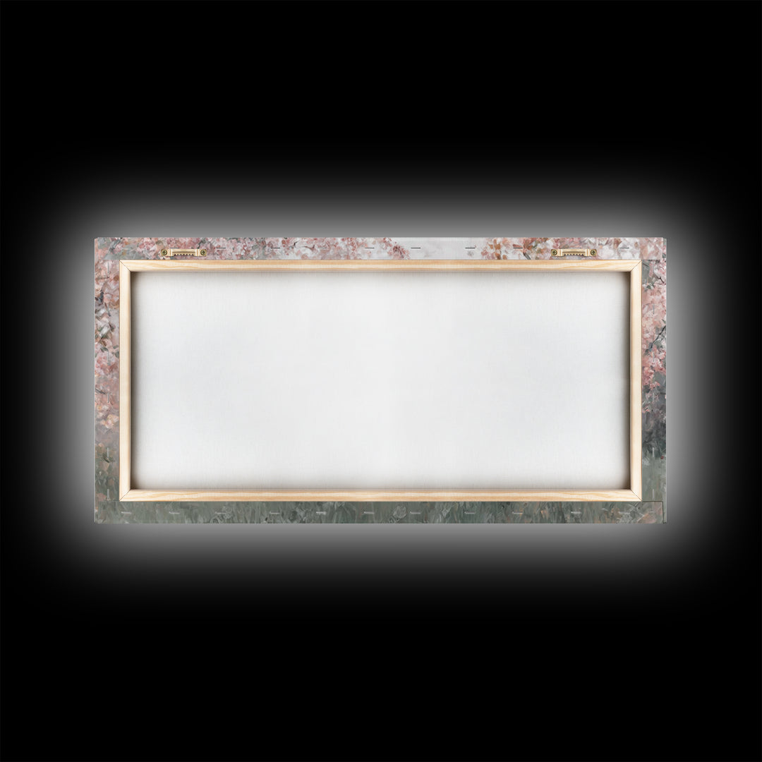 Blossom Covenant | Framed Canvas Print | Christian Christmas Art | Jesus Wall Art | Christian Art Gift | Subtle Christian Art