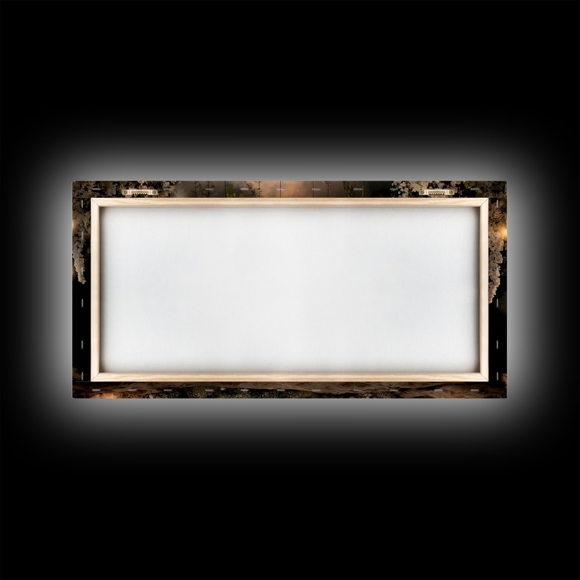 Heavenly Supper Glow – Framed Canvas Print – Christian Art Canvas – Christian Wall Art – Jesus Painting – Christmas Art – Christian Decor