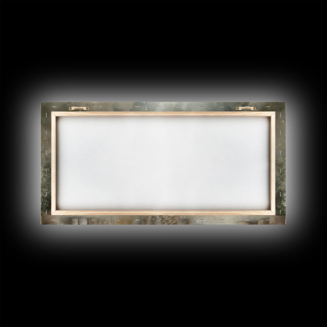Holy Craftsmanship – Framed Canvas Print – Christian Art Canvas – Christian Wall Art – Christian Decor – Jesus Painting – Christian Art
