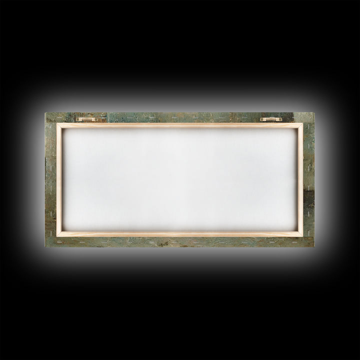 Silent Holy Rest – Framed Canvas Print – Christian Art Canvas – Christmas Wall Art – Jesus Painting – Christian Christmas Decor