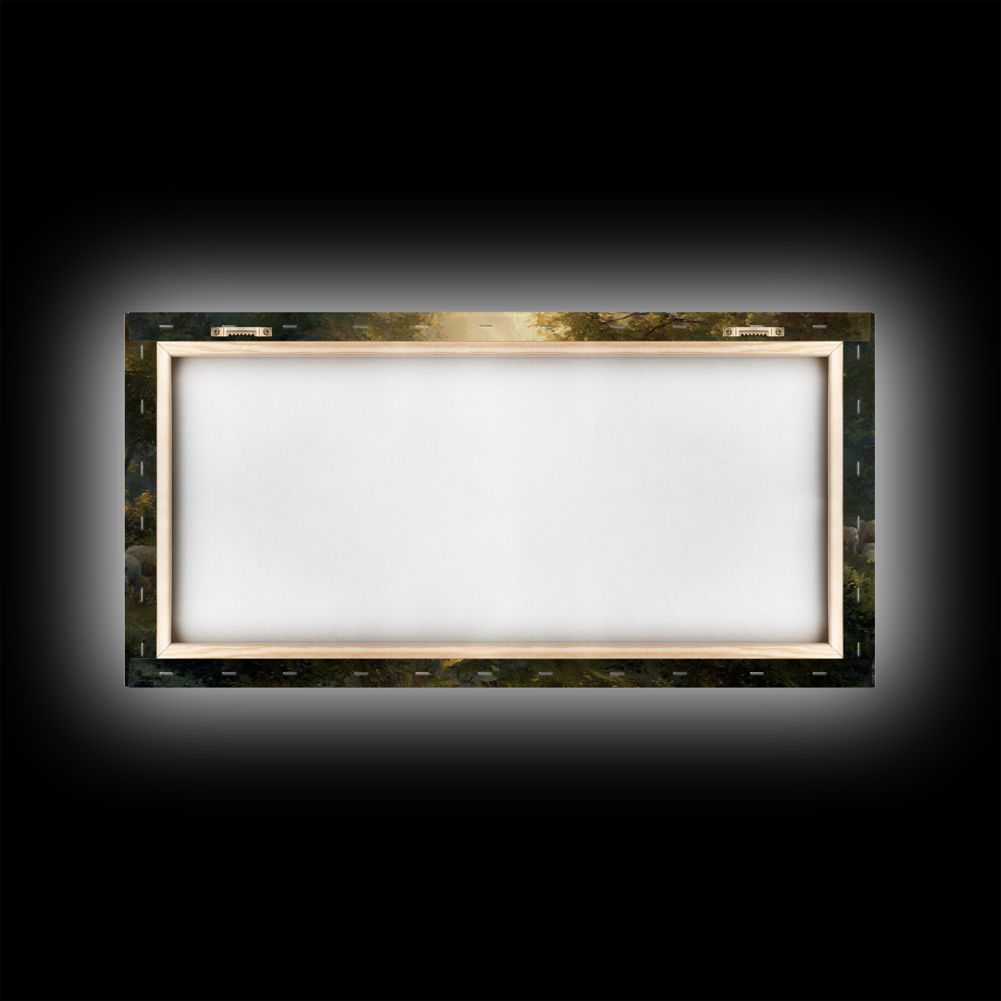 Shepherds Of Light – Framed Canvas Print – Christian Wall Art – Christian Art Canvas – Jesus Painting – Christmas Art – Christian Christmas