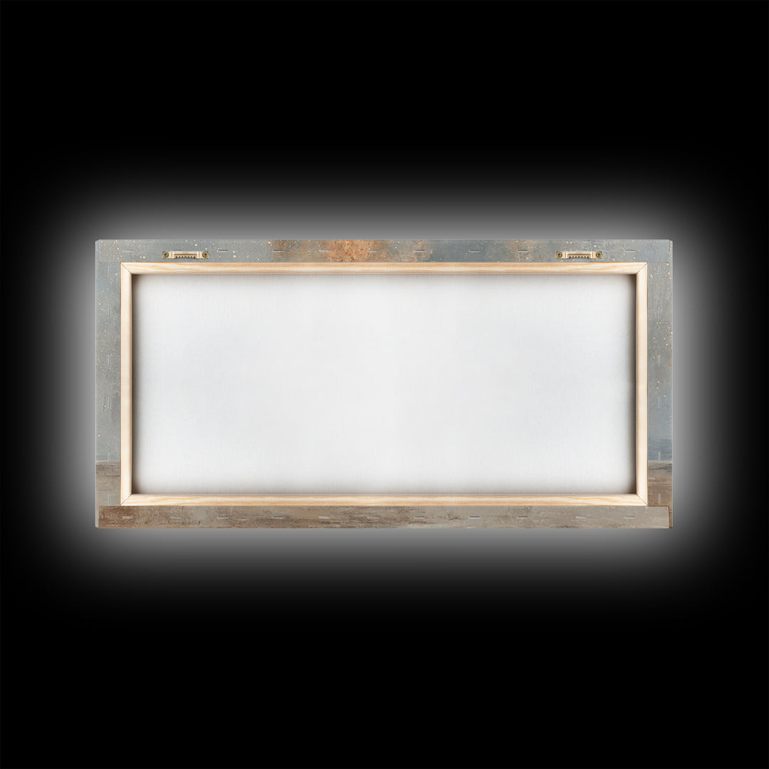 Star Of Bethlehem - Framed Canvas Print - Christian Christmas Art - Christian Art Canvas - Christian Wall Art - Christmas Art Prints