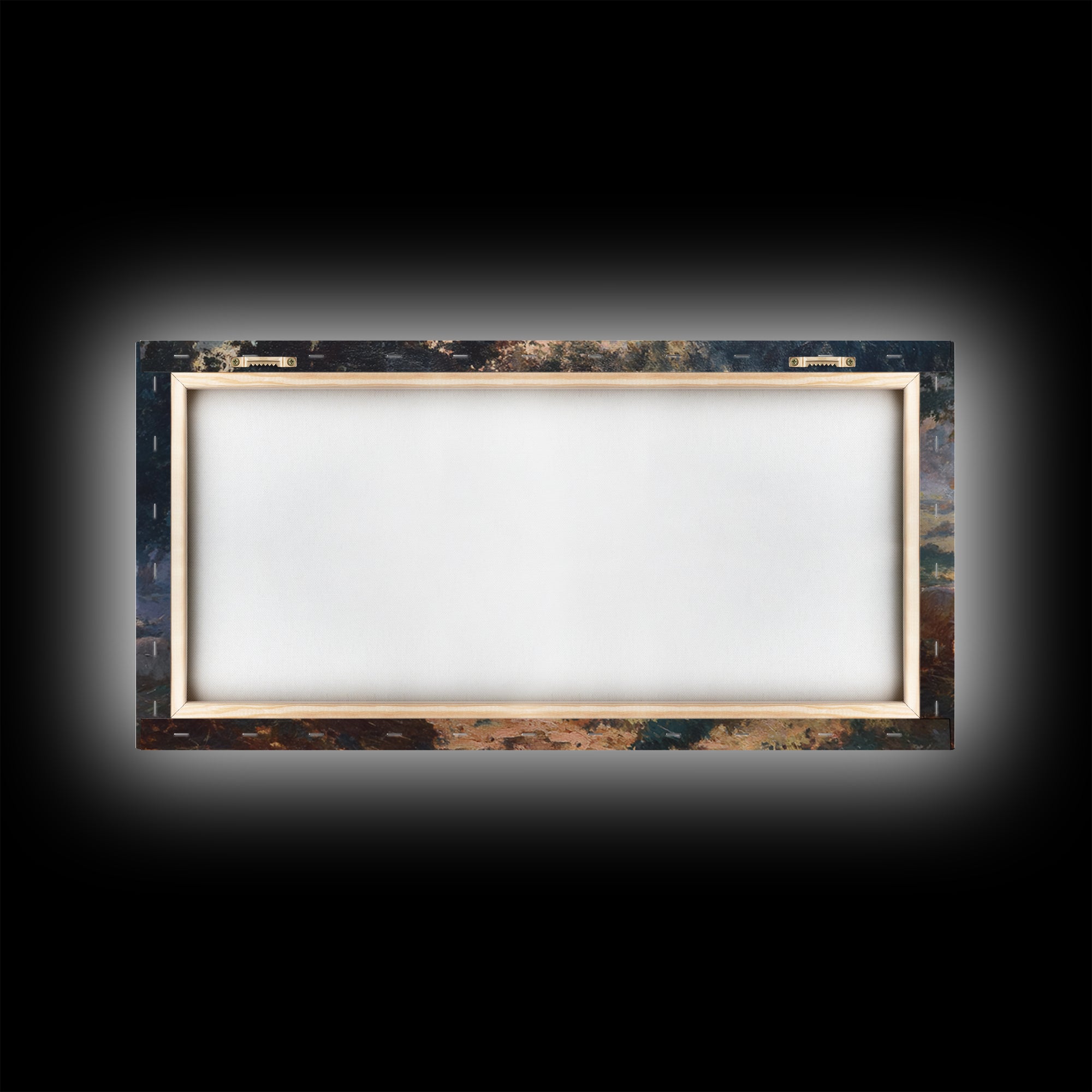 Pastoral Peace – Framed Canvas Print – Christian Art Print – Christmas Art – Christian Wall Art – Jesus Painting – Christian Art Canvas