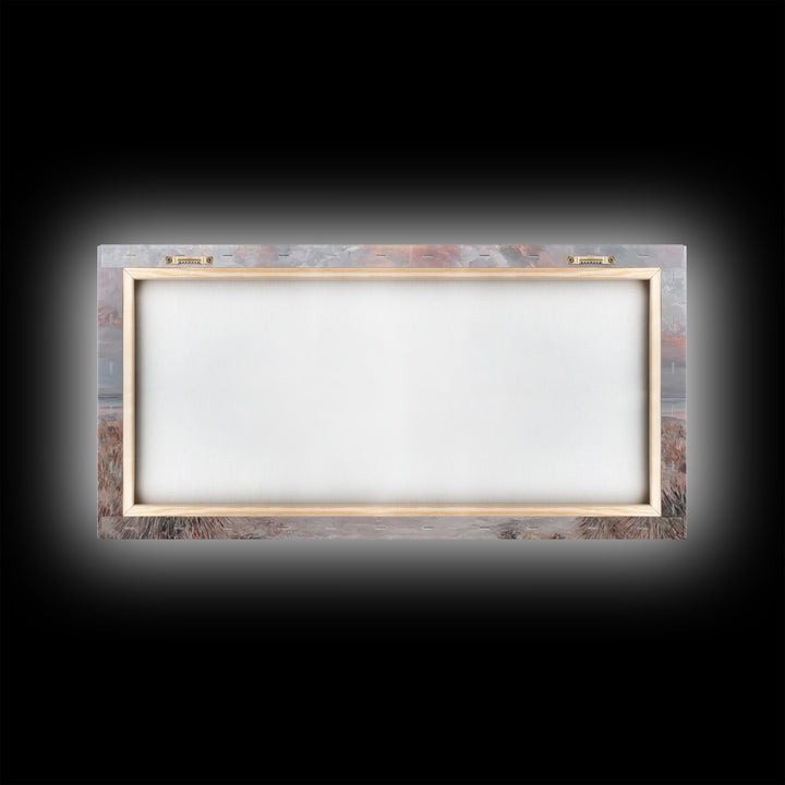Manger Light – Framed Canvas Print – Christian Christmas Art – Christmas Wall Art – Jesus Painting – Christian Art Canvas – Christian Decor