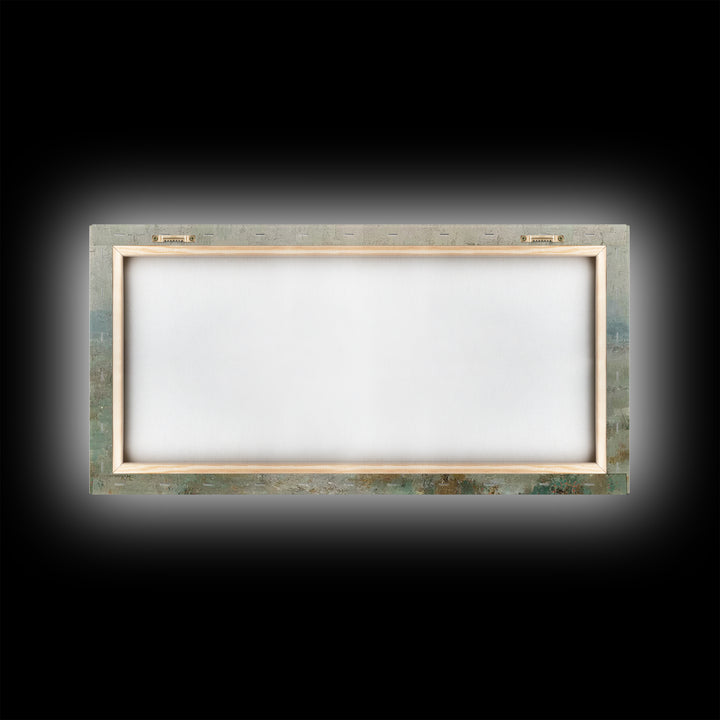 Humble Shelter – Framed Canvas Print – Christian Christmas Art – Christian Wall Art – Christmas Art – Christian Art Canvas – Christian Deco