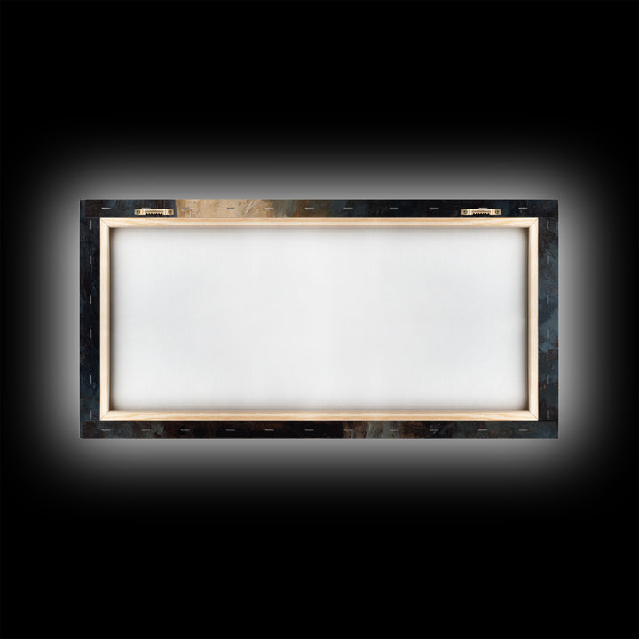 Holy Cradle Light – Framed Canvas Print – Christian Wall Art – Jesus Painting – Christian Art Canvas – Christian Christmas Art – Christian
