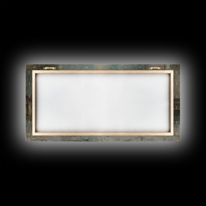 Desert Light – Framed Canvas Print | Christian Wall Art | Abstract Christian Art | Subtle Christian Paintings | Christian Art Canvas | Chri