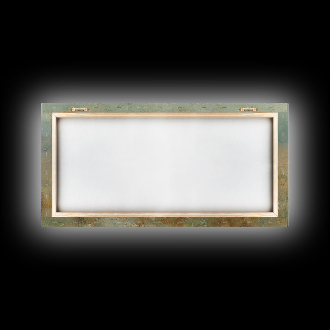 Pilgrims of Light – Framed Canvas Print – Christian Art – Christian Canvas Art – Christmas Art Work – Christian Wall Art – Abstract Christi